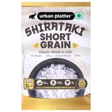 Urban Platter Shirataki Short-Grain Rice, 220g [Ultra Low-carb, Low-calorie, Keto-friendly, Fat-Free, Gluten-Free Alternative to Rice]