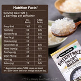 Shirataki Short-Grain Rice, 220g, Pack of 3 (Ultra Low-carb, Low-calorie, Keto-friendly, Fat-free, Gluten-free Alternative to Rice)