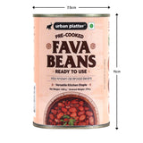 Urban Platter Canned Fava Beans, 400g (Ready to use, Cooked Fava Beans, Broad Beans, Middle Eastern Staple, Foul Medammas)