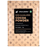 Urban Platter Natural Unsweetened Non Alkalized Cocoa Powder, 1Kg
