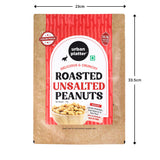 Urban Platter Roasted Unsalted Peanuts, 1kg (Skin Removed | Vacuum Packed | Product of Bharuch)