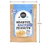 Urban Platter Roasted Salted Peanuts, 1Kg [Grade A Peanuts, Groundnut, Singdana, Skin Removed, Vacuum Packed, Fresh, Product of Bharuch]