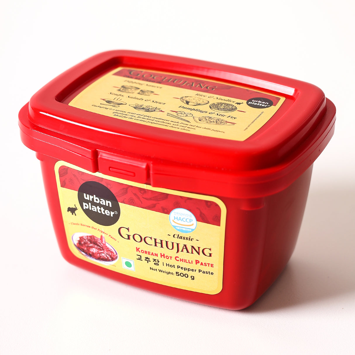 Korean Gochujang Paste 500g ( Fermented Chilli Paste | Spicy-Sweet Umami | Plant-Based | For Bibimbap & Tteokbokki)