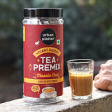 Urban Platter Unsweetened Tea Premix, Masala Chai, 250g / 8.8oz [Just Add Water, No Sugar, Masala Tea, Dairy-Free Instant Tea]