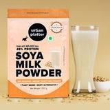 Urban Platter Soy Milk Powder, (Dairy-Free Creamer | Instant | High-Protein | Unflavoured | Unsweetened)