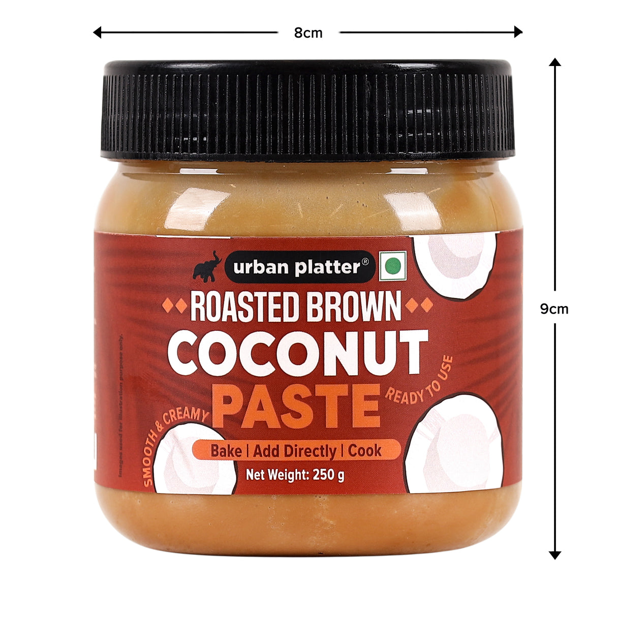 Urban Platter Roasted Brown Coconut Paste (Ready to Eat)