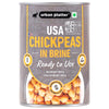 USA Chickpeas in Brine, 400g (Ready to Use | Drained Weight 240g | Garbanzo Beans | Perfect for Curries, Salads, Dips and more)