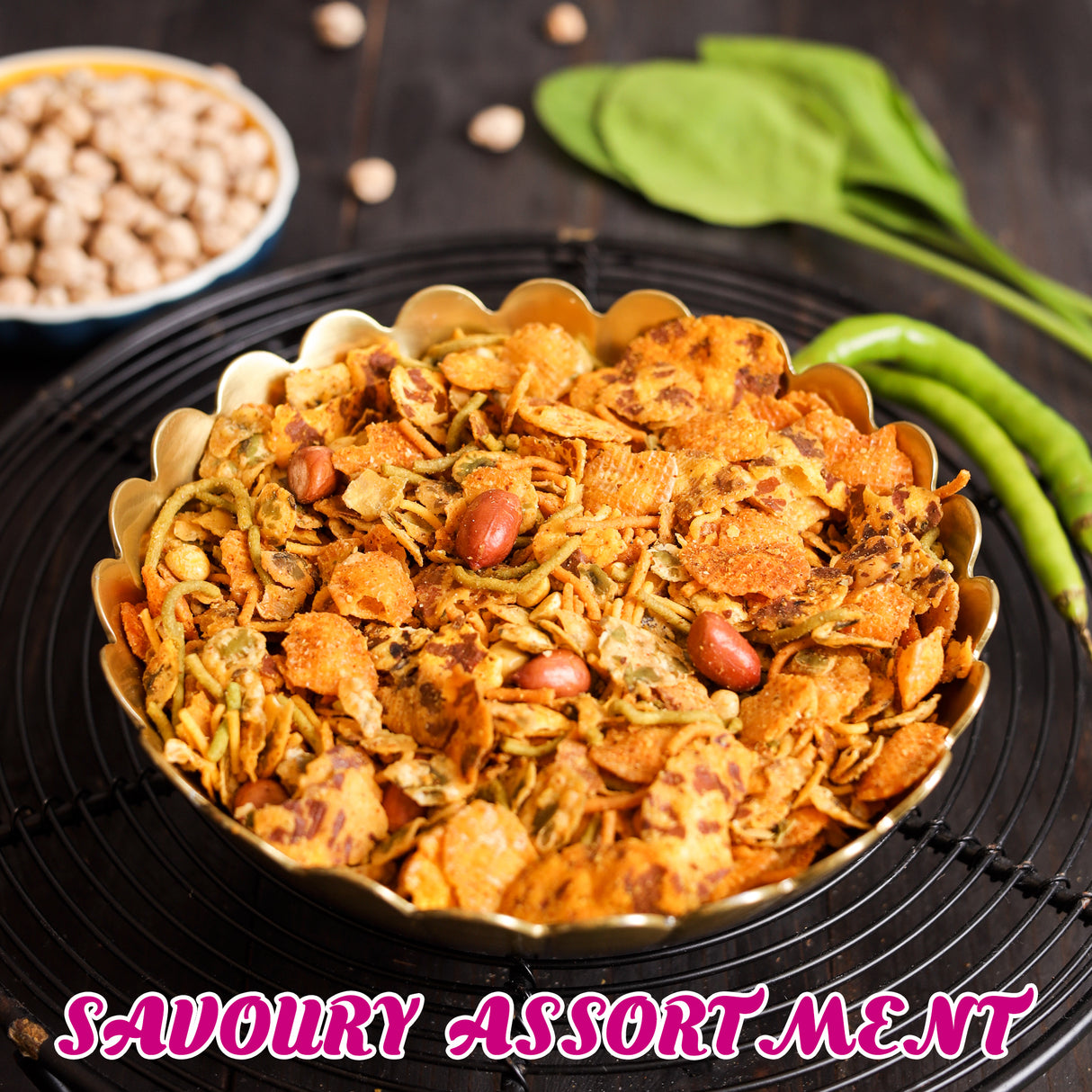 Urban Platter Fiesta Munch Mix, 200g (Healthy Snacking | Namkeen | Power of Pulses)