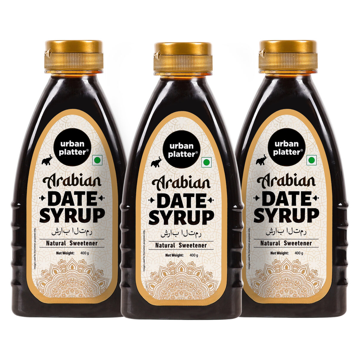 Urban Platter Arabian Date Syrup, 400g (Pack of 3)