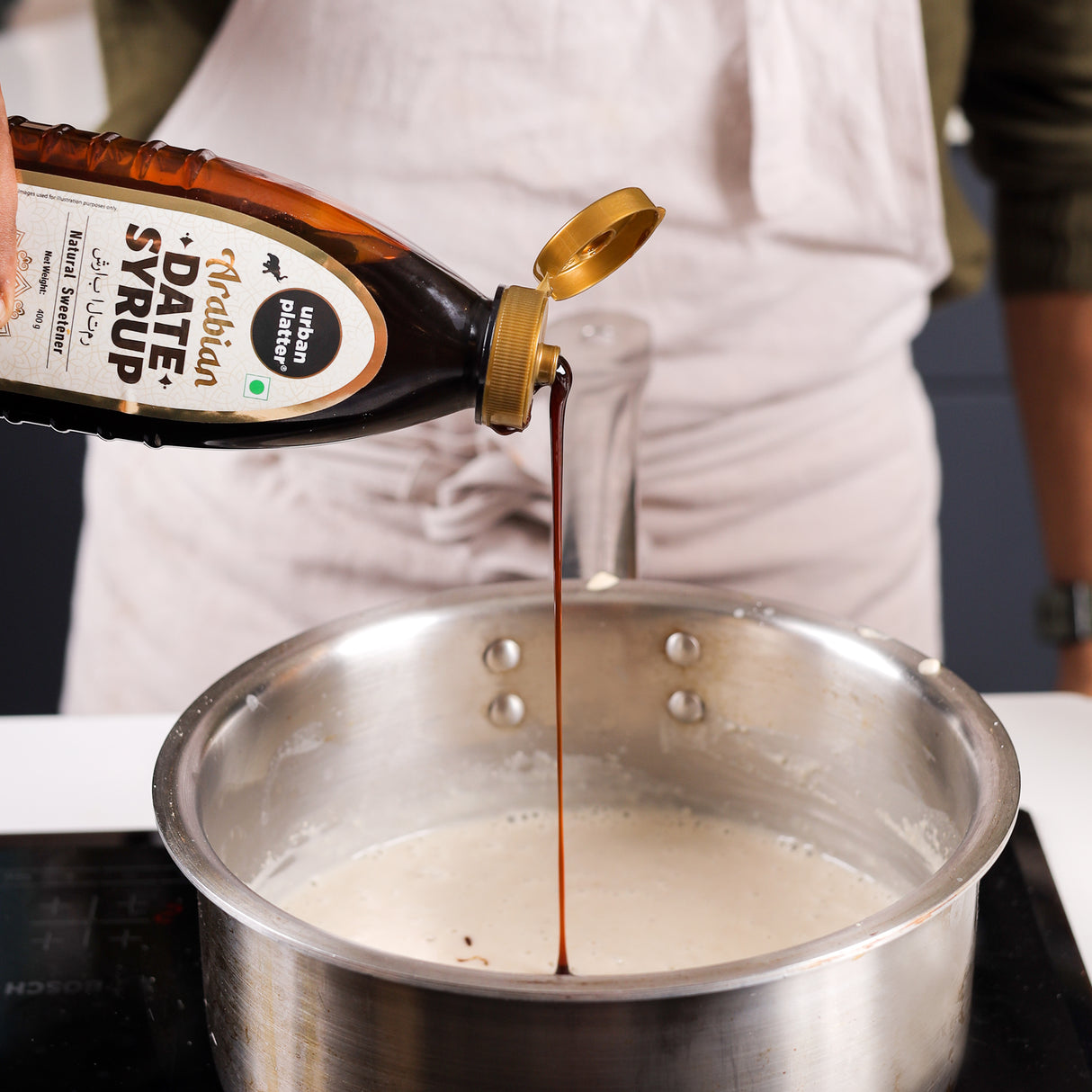 Urban Platter Date Syrup, 400g (Natural Sweetener | 100% Dates | Refined Sugar Alternative)