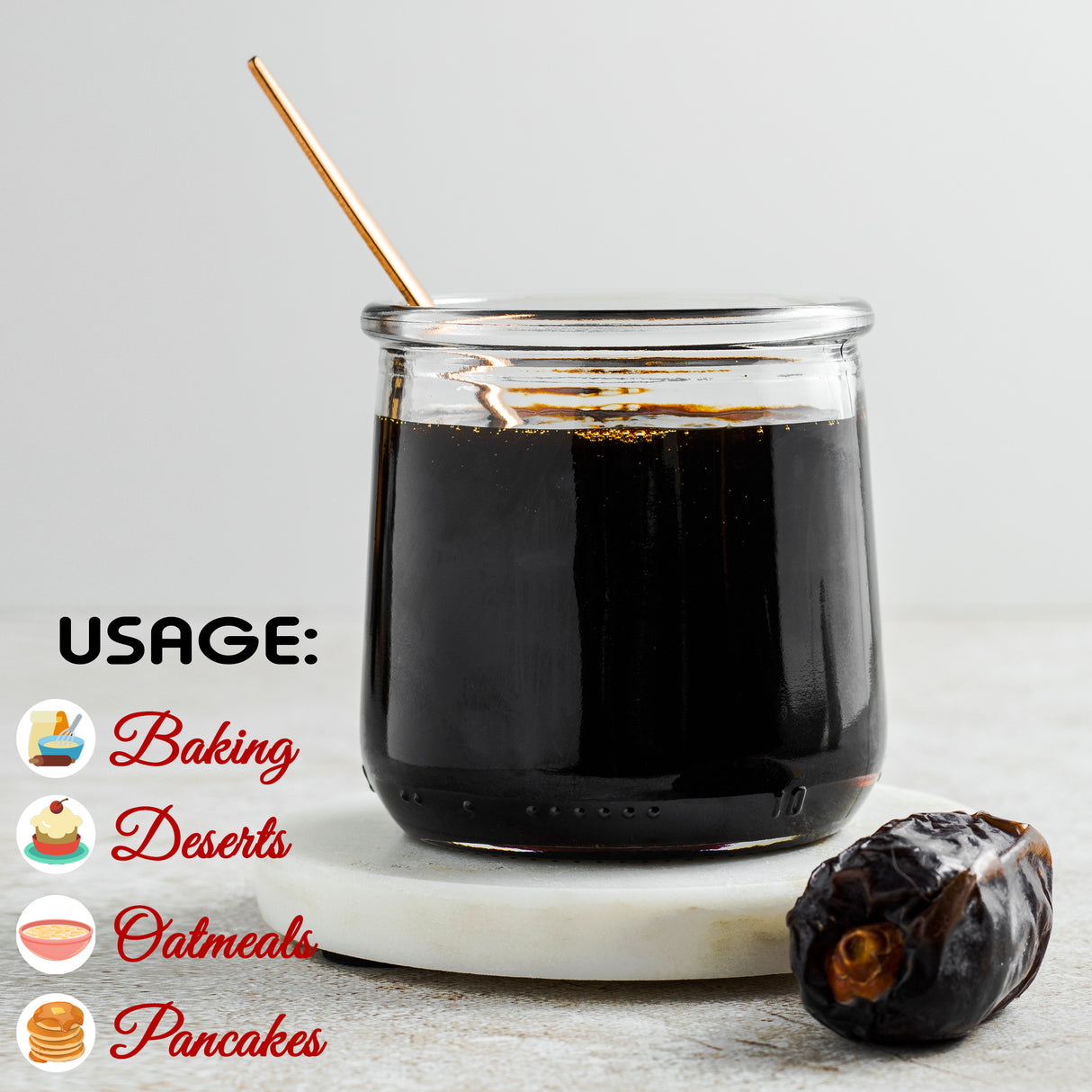 Urban Platter Date Syrup, 400g (Natural Sweetener | 100% Dates | Refined Sugar Alternative)