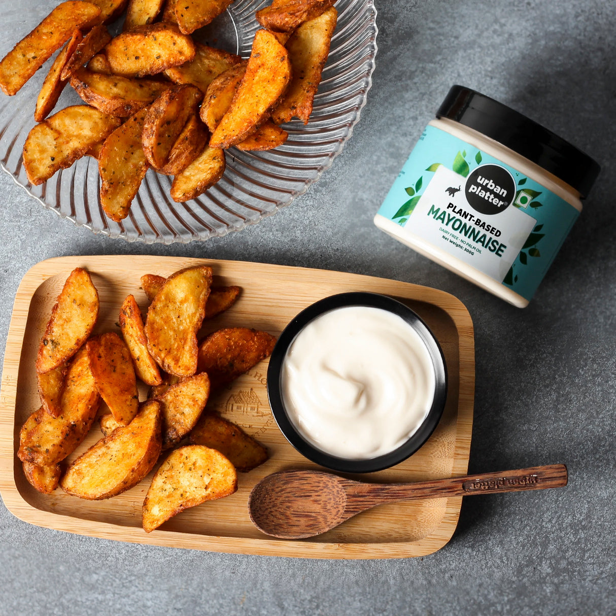 Urban Platter Premium Mayo, 300g / 10.6oz [Dairy-free Mayonnaise, No Palm Oil, No Trans-fat]