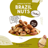 Urban Platter Brazil Nuts, (Rich in Selenium | Superfood | Have 1 Daily | Product of Peru)