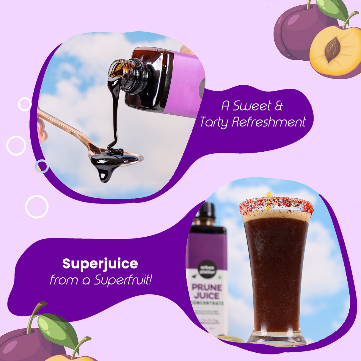 Urban Platter Prune Juice Concentrate, 500ml (Product of USA | Finest Prunes in Every Drop, High in Dietary Fiber) - product image 5