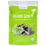 Urban Platter Wasabi Seaweed Nori Chips Crispy Snack, 35g [Product of Korea]