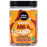 Urban Platter Sweet Amla Candy Infused with Ginger Lemon Pepper, 250g (Sweet, Tangy and Zesty | Aftermeal Digestive | Travel Essential | Anytime Snack |)