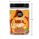 Urban Platter Sweet Amla Candy Infused with Ginger Lemon Pepper, 250g (Sweet, Tangy and Zesty | Aftermeal Digestive | Travel Essential | Anytime Snack |)