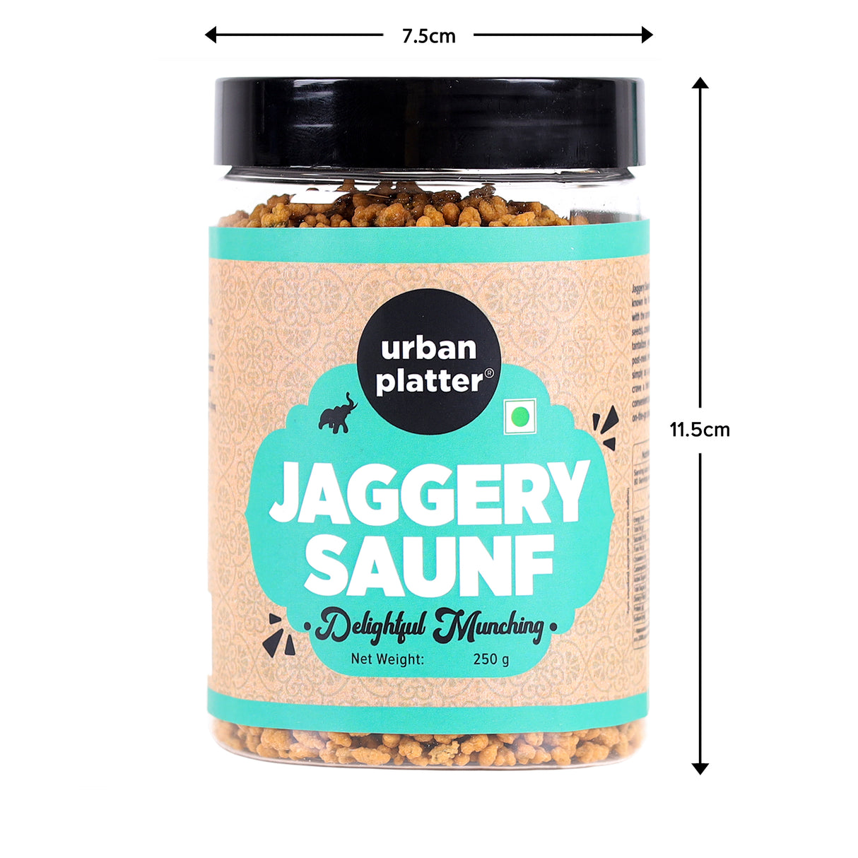 Urban Platter Jaggery Saunf, 250g (Gur Saunf / Fennel, Delicious Post-meal Digestive)