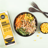 Urban Platter Udon Noodles, 250g (Thick Wheat Noodles, Ideal for Asian Preparations, No Added Preservatives)