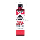 Urban Platter Cranberry Syrup, 500ml [Thick, Made From Real Fruits]