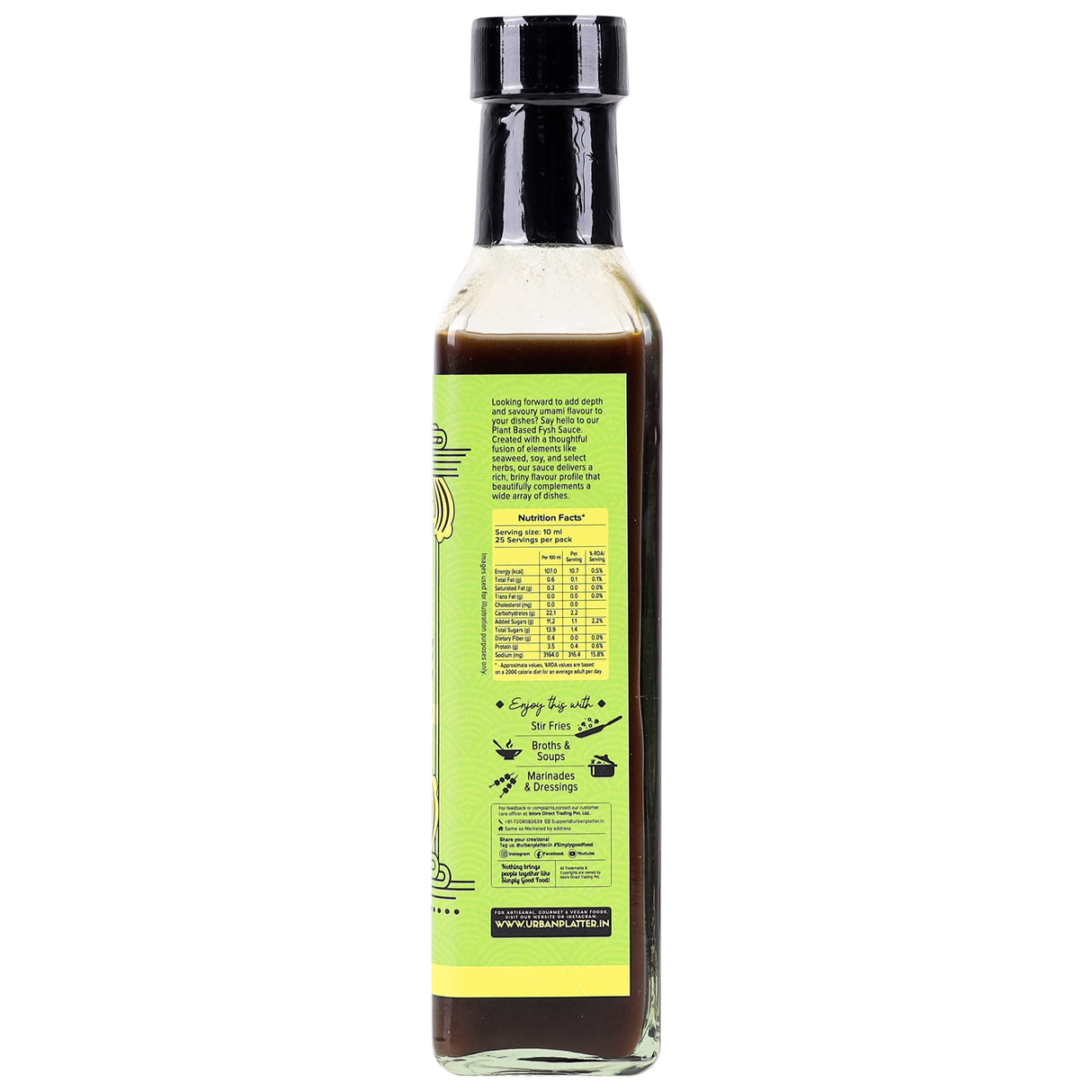 Urban Platter Fysh Sauce [ Plant Based, Rich Umami Flavour, Asian Condiment]