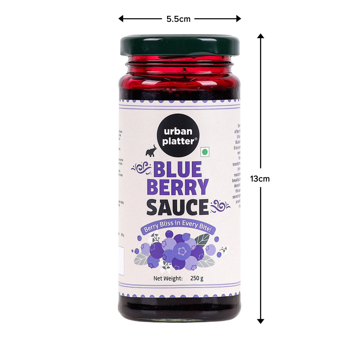 Urban Platter Blueberry Sauce, 250g