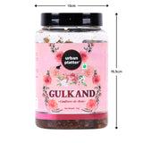 Urban Platter Natural Gulkand (Rose Petal Jam) [100% Natural | Sun Dried | Nature's Coolant | Made from Chaitri Roses]