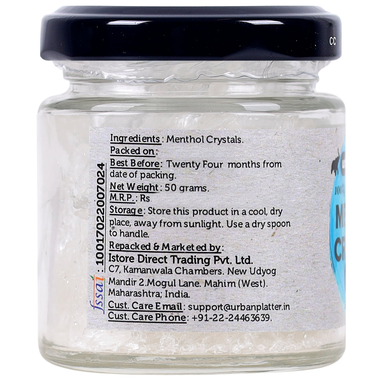 Urban Platter Menthol Crystals, 50g
