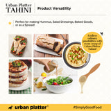 Tahini Paste, 250g (Smooth & Creamy White Sesame Paste, No Additives, Ideal for Hummus, Shawarma Sauce, Baba Ghanoush & Salad Dressings)