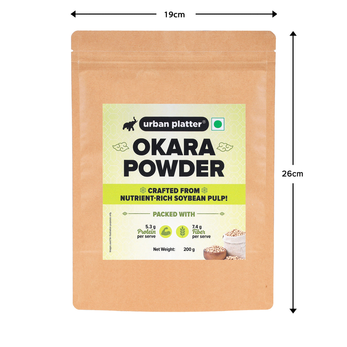 Urban Platter Okara Powder, 200g