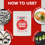Urban Platter Short Grain Sushi Rice, 1 kg (Japanese Cuisine | Sticky and Aromatic)