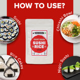 Urban Platter Short-grain Sushi Rice, 300g (Sticky, Chewy, Aromatic Asian Rice)