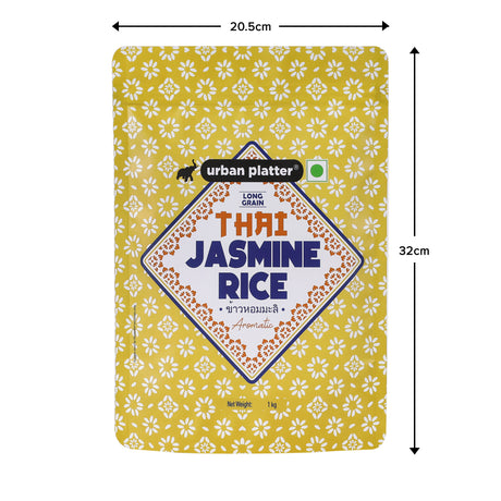 Urban Platter Thai Jasmine Rice, 1Kg (Aromatic Long-Grain Rice | Soft & Fluffy Texture | Asian Pantry Staple) - product image 10