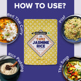 Urban Platter Thai Jasmine Rice, 1kg (Long Grain | Aromatic and Soft | Thai Cuisine)