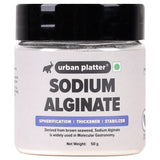 Urban Platter Sodium Alginate Powder, 50g [Food Grade | Molecular Gastronomy | Thickening Agent | Stabilizing Agent |  Spherification]