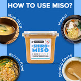 Urban Platter Shiro Miso Paste, 300g (Light Miso | Fermented Soybean Paste | Preservative-Free | Umami Rich)