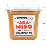 Urban Platter Aka Miso, 500g (Dark Miso | Strong Flavours | Soy Based | Japanese Staple)