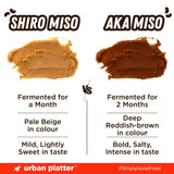 Urban Platter Aka Miso, 500g (Dark Miso | Strong Flavours | Soy Based | Japanese Staple)