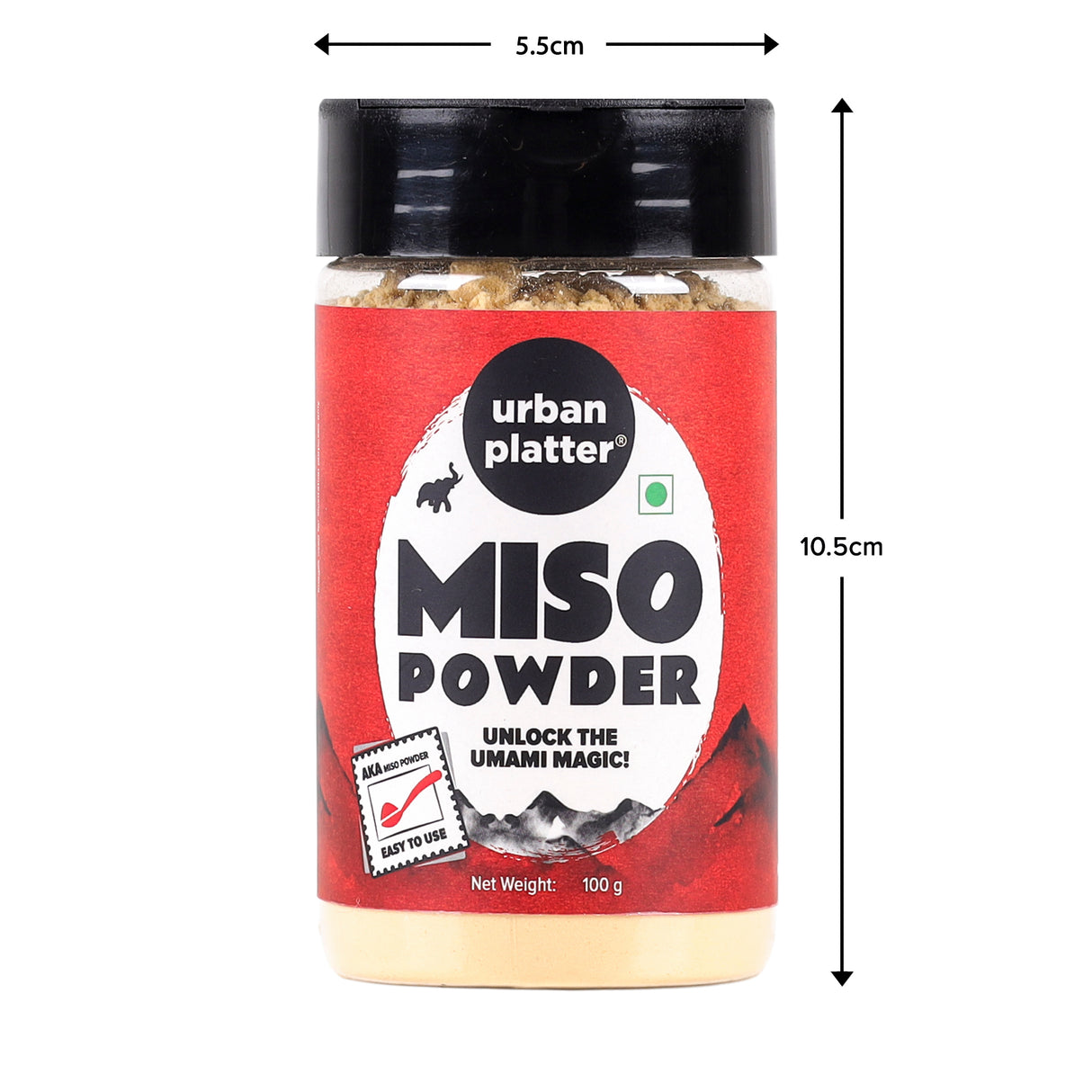 Urban Platter Miso Powder, 100g (Product of China, Umami Magic, Add to Soups, Sauces, Dressings, Marinades)