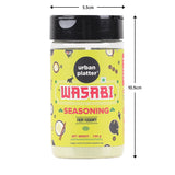 Urban Platter Wasabi Seasoning, 100g (Original Japanese Flavour | Japanese Horseradish | Easy to use shaker jar | Multipurpose Seasoning Powder)