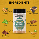 Haldi Tulsi Chai Masala, 75g (Turmeric & Basil | Artisanal Tea Spice | Hand Pounded | Strong Aroma and Flavour)