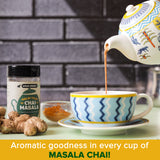 Haldi Tulsi Chai Masala, 75g (Turmeric & Basil | Artisanal Tea Spice | Hand Pounded | Strong Aroma and Flavour)