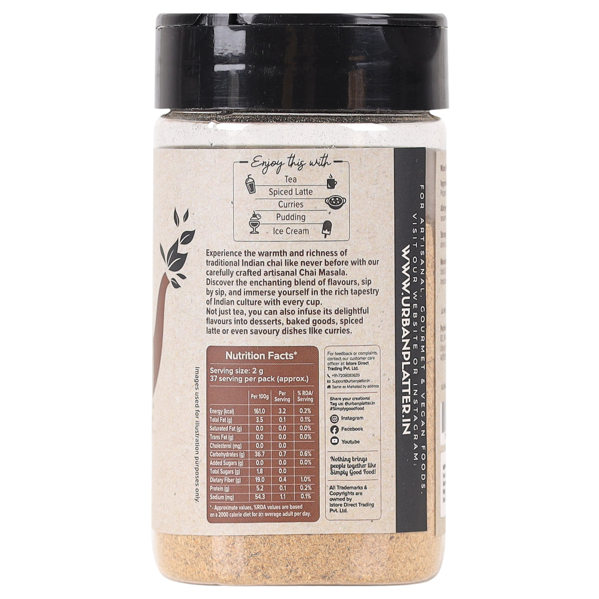 Classic Chai Masala, 75g (Artisanal Tea Spice | Hand Pounded | Strong Aroma & Flavour)