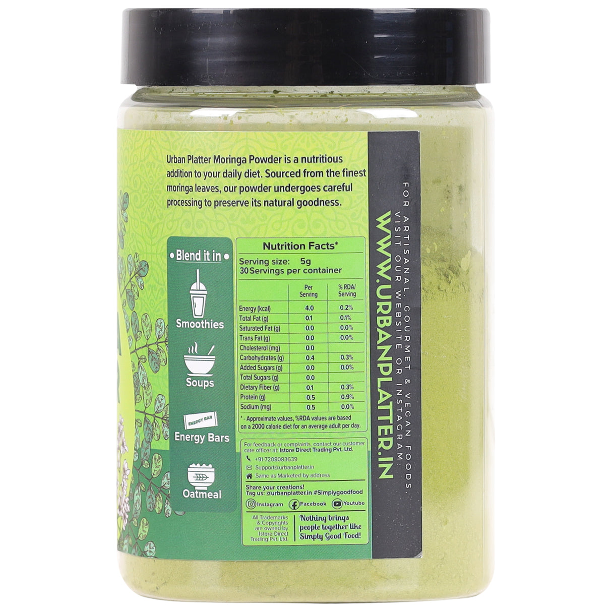 Urban Platter Moringa Leaf Powder, 150g