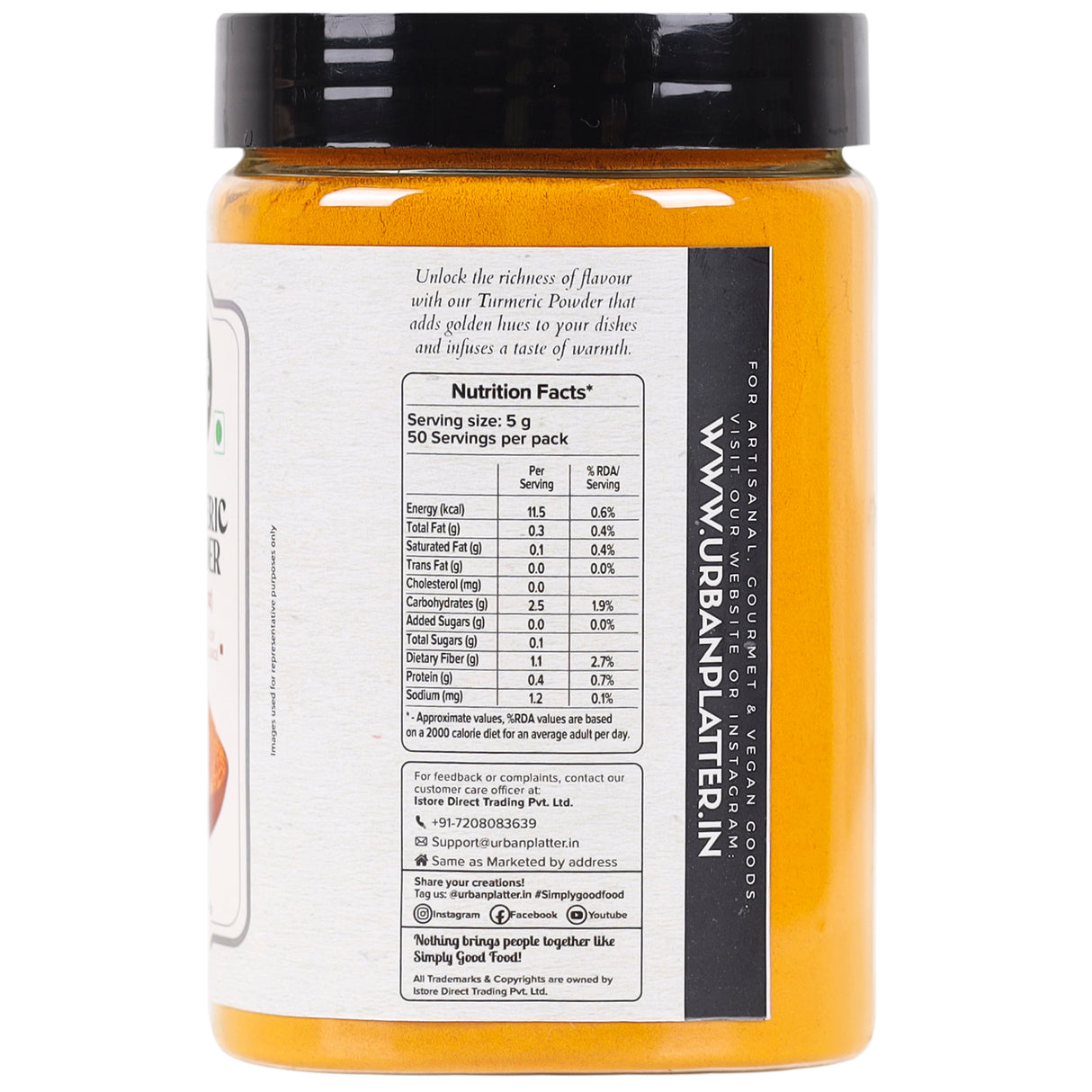 Urban Platter Turmeric (Haldi) Powder, 250g