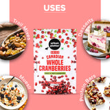 Urban Platter Dried Canadian Whole Cranberry, 250g (Dried Fruit Berries | Snack Pack | Sweet & Tarty)