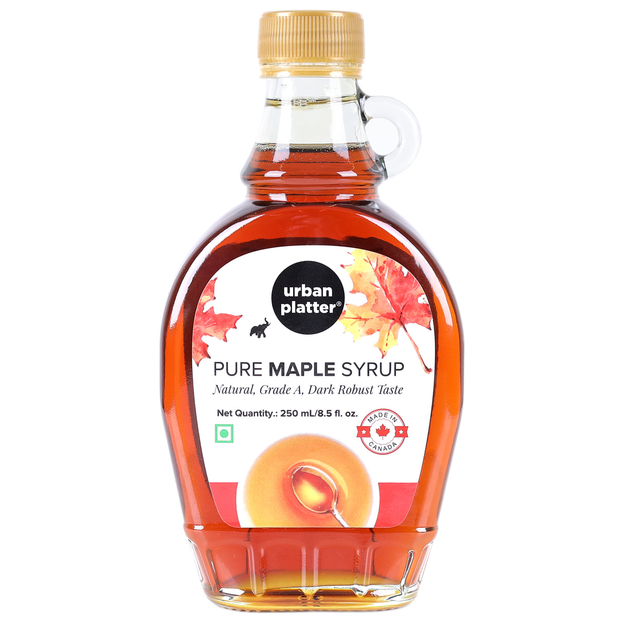 Urban Platter Pure Maple Syrup, 250 ML [Product of Canada, Grade A, Robust Taste]