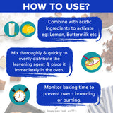 Urban Platter Baking Soda, 250g (Food-Grade Sodium Bicarbonate | Ideal for Baking, Cooking & Cleaning)