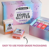 Urban Platter Edible Glitter, 45g (9N X 5g) (Food Grade | 9 Vibrant Colours | Glitter for Confectionery items | Neutral Flavour)