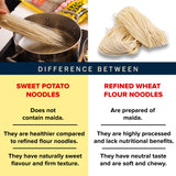 Urban Platter Sweet Potato Noodles (Dangmyeon), 300g (Korean Style Japchae Noodles| Glass Noodles | Additive Free | Gluten Free)